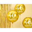 Picture of GOLD FOIL BALLOON 40TH BIRTHDAY 18 INCH